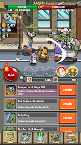 Chickens VS Zombies topluluk özellikleri - çok oyunculu aktiviteler ve yarışmalar